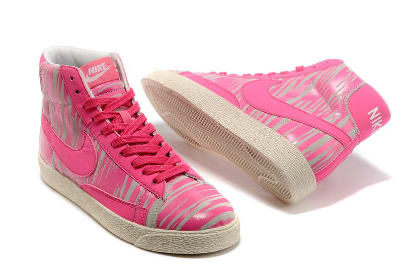 Nike Blazer Mid Suede chaussures des femmes creme rose (4)